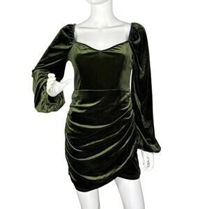slim fit dress slacks Apple Cider Sippin Mini Dress in Hunter Green S / Hunter-Green main image 1